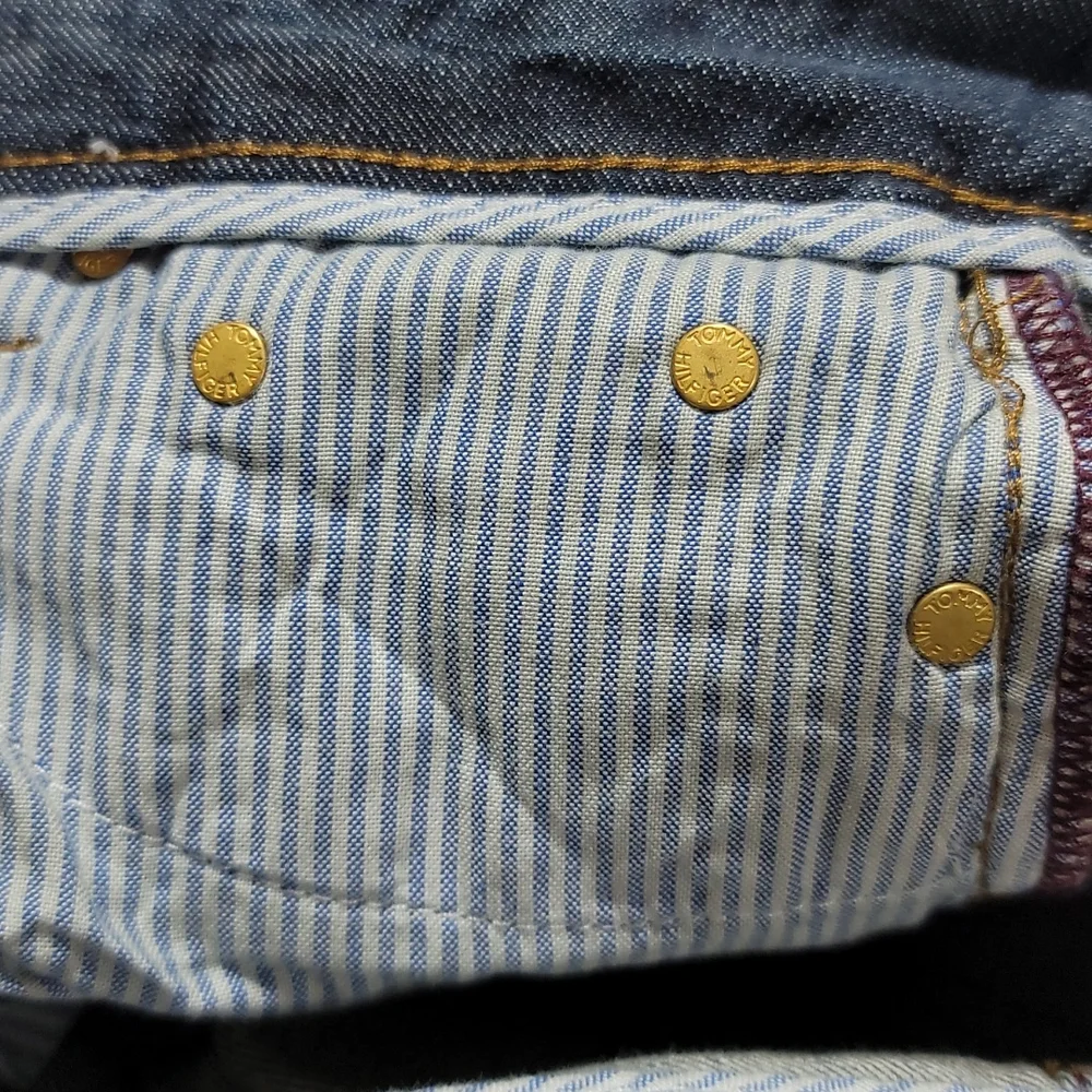 Vintage Rare Tommy Jeans Casual Retro Y2K Streetwear Low Rise Boot Cut Denim 4R - Picture 9 of 12
